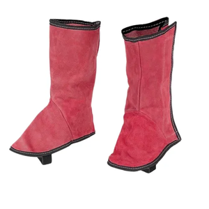 Protège-jambes en cuir de vachette de qualité supérieure, protège-chaussures de soudage, protège-chaussures de sécurité robustes - Product Image 5