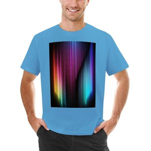 Camiseta extragrande de algodón 100% personalizada que brilla en la oscuridad para hombre, camisetas mixtas de estilo formal que brillan en la oscuridad - Product Image 5