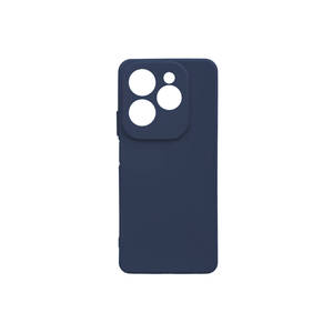 Coque en silicone bleu foncé de luxe Netzy pour Infinix Hot 40 Pro SAFA Biye Series, coque arrière protectrice en silicone souple Ins 7 Plus - Product Image 1