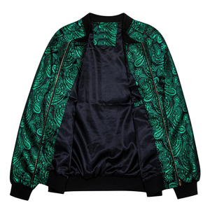 New Custom Made 2025 Pakistan Wholesale Letterman Baseball Satin Men's Casual Polyester Bomber Varsity Jacket - Product Image 2