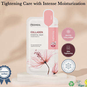 Mascarilla Facial Hidratante y Reafirmante con Colágeno MEDIHEAL Collagen Impact Essential, 10 Unidades, Paquete de 5 Unidades, Cuidado de la Piel Coreano - Product Image 2