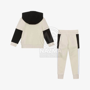 <b>Low</b> MOQ Custom Design Winter Hooded Casual Baby Boys Tracksuits Outdoor Use Solid Color Lightweight 100% Cotton Breathable High - Product Image 2