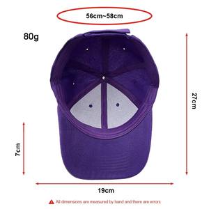 Gorra de béisbol personalizada Unisex de alta calidad 100% poliéster hebilla ajustable Puff Impresión logotipo para deportes de hombres - Product Image 5