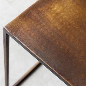 Mesa auxiliar fácil de bajo precio, mesa de centro de Metal, mesa de anidación de hierro para Loft, Hotel, apartamento, muebles de sala de estar - Product Image 5