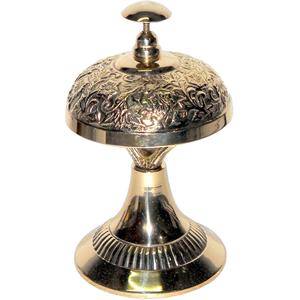 Cloche d'appel push et press de haute qualité pour la réception de l'hôtel et le Restaurant Vintage en laiton suspendu cloche Antique article décoratif pour la maison - Product Image 5