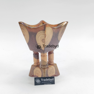 Quemador de Incienso Aromático de Madera de Pino Hecho a Mano Tradebyd, Porta Incienso Árabe Decorativo para Regalo - Product Image 3