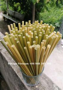 Las pajitas de hierba de bambú originales/Las pajitas de hierba pueden personalizar el embalaje con alta calidad de Eco2go Vietnam - Product Image 6