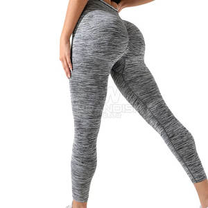 กางเกงโยคะสำหรับผู้หญิง เอวยืดหยุ่น รับผลิตแบบ OEM บริการสกรีนโลโก้และออกแบบตามสั่ง - Product Image 2