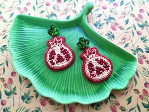 Compre Pendientes Bordados con Cuentas, Elegantes Pendientes Hechos a Mano con Cuentas de Semillas, Joyería Única de Moda, Diseño Creativo, Ligeros, Ovalados - Product Image 5