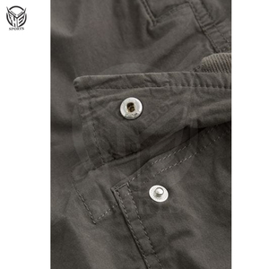 Vente en gros de shorts cargo pour hommes taille élastique Streetwear 100% coton toile coupe-vent séchage rapide respirant été - Product Image 2