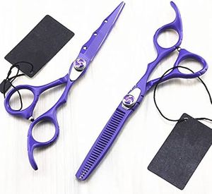 Ciseaux professionnels de coupe de cheveux en acier inoxydable Sharp Straight Plastic Design Barber Hairdressing Tool Zachary Industries - Product Image 1