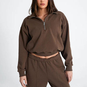 Nouveau sweat-shirt de haute qualité 2025, col tendance, décontracté, vert, en coton, à manches longues, logo personnalisé, automne/hiver, en vente - Product Image 4