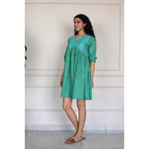 Robe de soirée à motif uni, design personnalisé, avec des diamants, des volants et des plis, pour les occasions de jour et de club, tailles XS à XL - Product Image 4