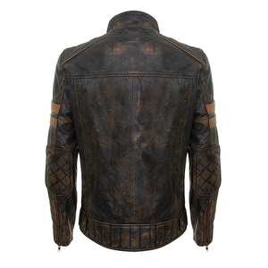 Veste en Faux Cuir Pu de Moto Classique Décontractée Fantaisie pour Hommes et Femmes Veste en Cuir de Moto Slim Fit - Product Image 6