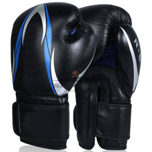 Gants de boxe en cuir avec logo personnalisé professionnel Durable confortable à lacets entraînement Muay Thai équipement de combat hommes femmes - Product Image 1