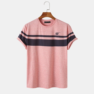 Nouvelle arrivée de t-shirt en polyester durable pour hommes, nouveau design, chemise tricotée de couleur vierge - Product Image 1