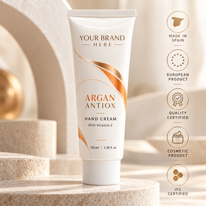 Crema de Manos de Argán de Marca Privada 100ml |   Reafirmante y Humectante Antienvejecimiento |   Fabricante OEM España - Product Image 1