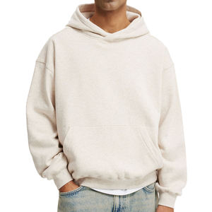 Sweat à capuche surdimensionné d'automne avec broderie personnalisée Sweat en molleton de coton personnalisé pour les commandes de marque - Product Image 1