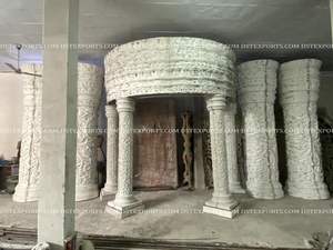 Grand toile de fond de scène de réception de mariage moderne par DST EXPORTS - Décoration de scène spéciale personnalisable en couleur, taille et matériau en fibre - Product Image 3