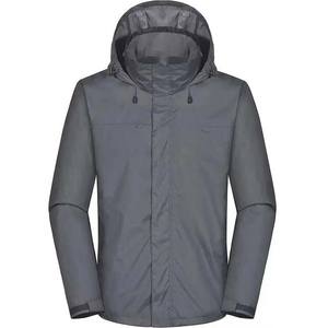 Chaqueta Impermeable Profesional con Capucha, Transpirable, Cortavientos, de Secado Rápido, Ligera, Aislante para Invierno, 100% Poliéster, OEM Personalizado - Product Image 5