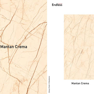 MANTAN CREMA Carreaux de porcelaine émaillée antidérapants au design italien moderne Texture solide pour décoration de chambre d'hôpital d'hôtel, d'appartement et de villa - Product Image 1