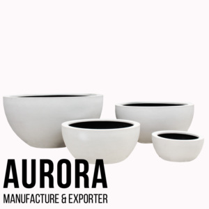 Macetas y jardineras decorativas de fibra de vidrio ecológicas de fábrica de Vietnam con logotipo gratis - Product Image 1