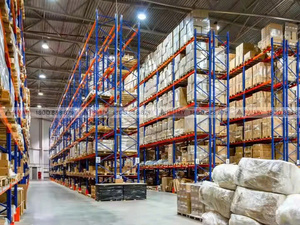 Estantes selectivos de acero duraderos para palets con protección contra la corrosión Estanterías industriales para almacenamiento en almacén - Product Image 4