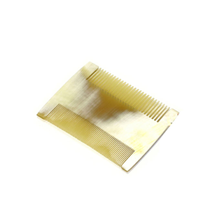 Peine de Cuerno Premium para Barba y Cabello, Hecho a Mano, Antiestático, para Hombre, Material de Cuerno de Búfalo Natural, Herramienta de Aseo Suave - Product Image 3