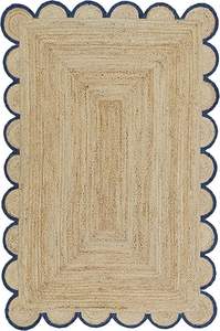 Tapis en jute, tapis en jute à boucles, tapis tressé, imperméable, écologique, antidérapant, lavable en machine, pour la maison, le bar, l'exercice, pour les musulmans - Product Image 5