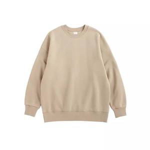 เสื้อสเวตเตอร์100% ของผู้ชายผ้าฝ้ายใส่ได้ทั้งชายและหญิงเสื้อสเวตเชิ้ตโอเวอร์ไซส์ของผู้ชายน้ำหนักมากกำหนดโลโก้ได้เอง - Product Image 6