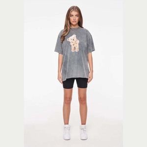 Camisetas de gran tamaño Unisex estilo callejero lavado ácido personalizadas para hombres y mujeres camisetas de manga corta Unisex - Product Image 6