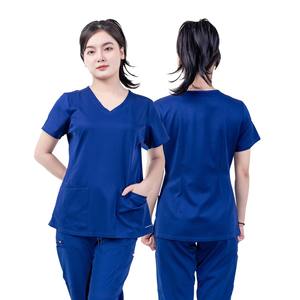 OEM service tissé gommage infirmière vente chaude coton polyester gommage ensembles uniforme hôpital vêtements médicaux conception personnalisée sportive - Product Image 3
