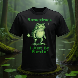 Maglietta promozionale personalizzabile con stampa "Sometimes I Just Be Fartin' Frog" - Product Image 3
