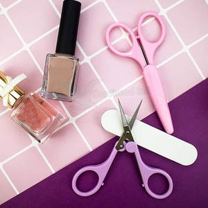 Tijeras de vello facial más vendidas, último diseño, tijeras de vello facial de belleza, tijeras de vello facial personalizadas de bajo precio - Product Image 6