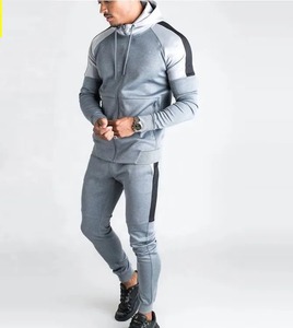 ชุดกีฬามีซิปสำหรับผู้ชายชุดออกกำลังกายวิ่งออกกำลังกายชุดวอร์มสองชิ้นแบบมีฮู้ดสำหรับผู้ชายชุดฟิตเนสยิมฟิตเนส - Product Image 6
