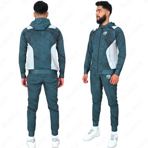 Wholesale OEM Two-Piece Sweat Suits Lightweight Seamless Jogger Sets Custom Logo Polyester Two Piece Dot Printed Tracksuit Sets - Product Image 1