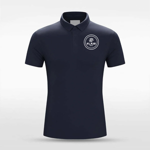 Gran oferta de algodón 100% para hombre, camiseta Polo, logotipo personalizado, buena calidad, Color sólido, estilo informal, patrón, 180g, peso de tela de punto - Product Image 3