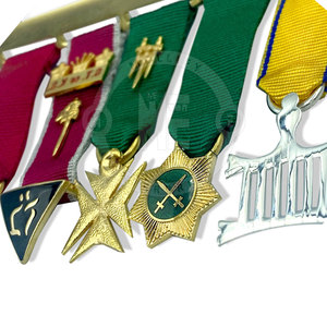 High Quality Modern Hard Enamel <b>Masonic</b> Medals Set Custom Pattern Stainless Steel Finish Decorative Collectible Medal <b>Gift</b> Set - Product Image 5