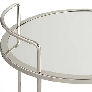 <b>Vintage</b> Handmade Antique Iron Metal Bar Cart Premium Multi-Shelf Trolley Plated Zahid Exports <b>safe</b> - Product Image 4