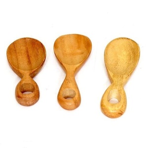 Cuchara de madera para té y miel, mini cuchara de madera de tamaño personalizado para Bar y hogar, usada a precio barato - Product Image 6