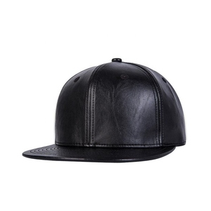 หมวกหนังผู้ชาย หนังพรีเมียมนุ่ม ดีไซน์คลาสสิกแบบ Snapback สำหรับสวมใส่ลำลองกลางแจ้ง เหมาะกับแฟชั่นประจำวัน - Product Image 1