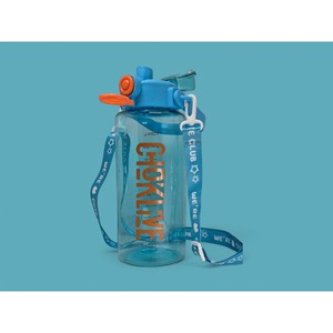1100ML bottiglia di acqua Pop-Up in acciaio inox portatile tazza termica da viaggio bicchieri di plastica - Product Image 1