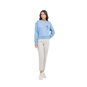 Sweat-shirts décontractés pour femmes personnalisés 2025 - 100% coton, logo sur le devant, pull à séchage rapide, respirant, écologique - Product Image 2