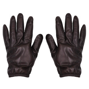 Guantes de Conducción de Cuero para Hombre, Estilo Clásico, Dedos Completos, Color Azul, Piel de Ciervo - Product Image 2