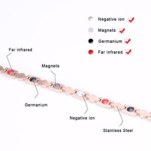 Nuovo arrivo all'ingrosso gioielli magnetico equilibrio braccialetto di guarigione bracciale personalizzato 316L in acciaio inox per gli uomini e le donne - Product Image 5