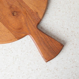 Premium Craft India Oversease Planche à découper en bois Poignée en aluminium pour une utilisation quotidienne de la cuisine Planche à découper artisanale avec - Product Image 2