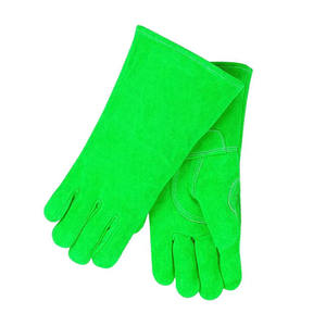 Guantes de Soldadura de Cuero Vacuno de Primera Calidad, Palma de Hockey, Protección Industrial de Seguridad Laboral, Resistentes a la Abrasión, Guantes para Barbacoa - Product Image 6
