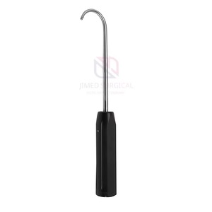 Premium Manual 17cm Surgical Bone <b>Hook</b> Stainless Steel Single-Ended Reusable Orthopedic Tool with <b>Plastic</b> Handle for Surgery - Product Image 1