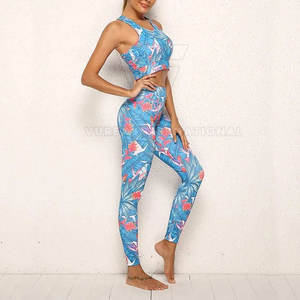 Juego de yoga para mujer más vendido con color personalizado y características de patrón sólido Logotipo frontal MOQ bajo y precio al por mayor - Product Image 2