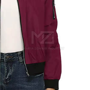 Chaqueta Bomber de Punto de Nuevo Diseño a la Moda, la Más Vendida, Fácil de Usar, Ropa Cálida y Transpirable para Mujer - Product Image 5